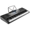 Ashthorpe 61-Key Digital Electronic Keyboard Piano with Full-Size Keys for Beginners, Includes Headphones, Mic and Keynote Stickers